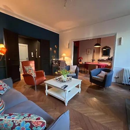 Coeur De Ville, Garage Prive Et Gratuit Avec Terrasse ! شقة